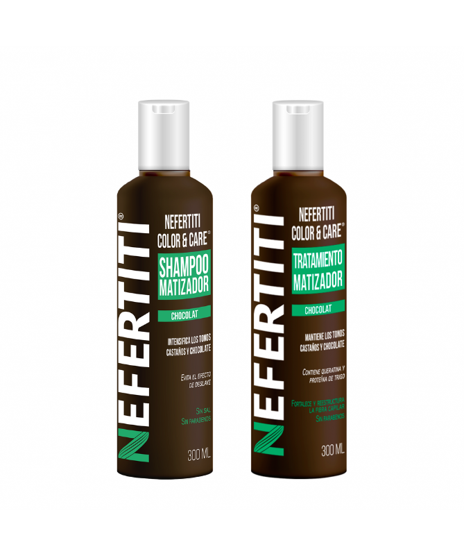 shampoo-color-care-chocolat-300ml Shampoo y Trat. Nefertiti Chocolate - Image 1
