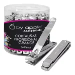 Cortauñas Liso Grande en Bote By Apple 27477 36 Pz