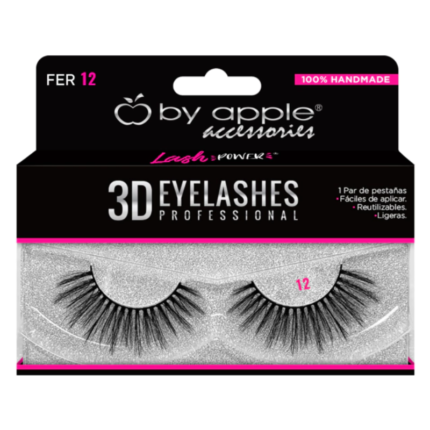 Pestaña Postiza Profesional "3D" Apple #12 Fer