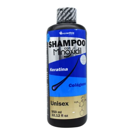 Shampoo con Minoxidil 950ml Incredible