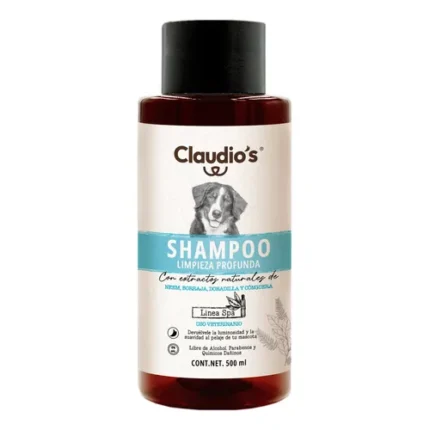 Shampoo P/Mascota Limpieza Profunda 500ml Árbol Verde