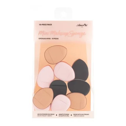 Paq. Esponja Mini Plana 10 Pz Amor Us