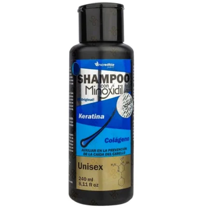 Shampoo con Minoxidil 240ml Incredible