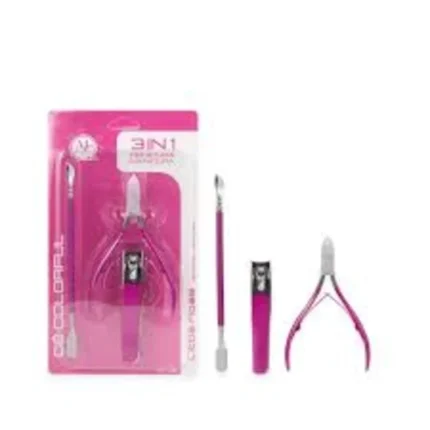 Set Manicure 3 en 1 Rosa MC Nails Colorful