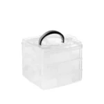 Cosmetiquera Plástico 3 Niveles 18 Div.