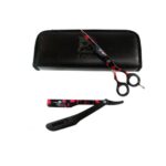 Juego de Tijera y Portanavaja Lobo Barber