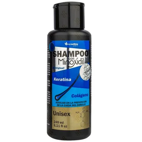Shampoomixodil (1) Shampoo Minoxidil Incredible 240ML - Image 1
